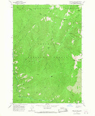Vermilion Peak Idaho Historical topographic map, 1:24000 scale, 7.5 X 7.5 Minute, Year 1966