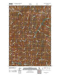 Vermilion Peak Idaho Historical topographic map, 1:24000 scale, 7.5 X 7.5 Minute, Year 2011