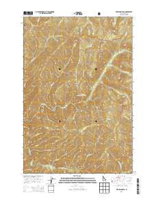 Vermilion Peak Idaho Current topographic map, 1:24000 scale, 7.5 X 7.5 Minute, Year 2013