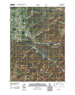 Victor Idaho Historical topographic map, 1:24000 scale, 7.5 X 7.5 Minute, Year 2011