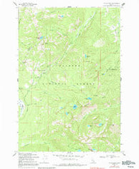 Victor Peak Idaho Historical topographic map, 1:24000 scale, 7.5 X 7.5 Minute, Year 1969