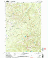 Victor Peak Idaho Historical topographic map, 1:24000 scale, 7.5 X 7.5 Minute, Year 1969