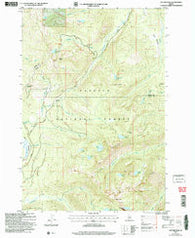 Victor Peak Idaho Historical topographic map, 1:24000 scale, 7.5 X 7.5 Minute, Year 2004
