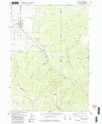 Victor Idaho Historical topographic map, 1:24000 scale, 7.5 X 7.5 Minute, Year 1978