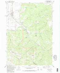 Victor Idaho Historical topographic map, 1:24000 scale, 7.5 X 7.5 Minute, Year 1978