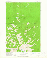 Vinegar Hill Idaho Historical topographic map, 1:24000 scale, 7.5 X 7.5 Minute, Year 1962