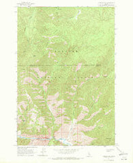 Vinegar Hill Idaho Historical topographic map, 1:24000 scale, 7.5 X 7.5 Minute, Year 1962