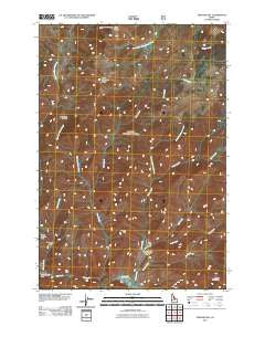 Vinegar Hill Idaho Historical topographic map, 1:24000 scale, 7.5 X 7.5 Minute, Year 2011