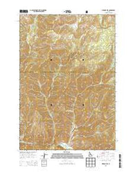 Vinegar Hill Idaho Current topographic map, 1:24000 scale, 7.5 X 7.5 Minute, Year 2013