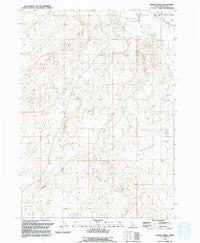 Vinson Wash Idaho Historical topographic map, 1:24000 scale, 7.5 X 7.5 Minute, Year 1992