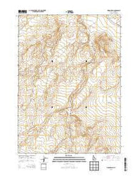 Vinson Wash Idaho Current topographic map, 1:24000 scale, 7.5 X 7.5 Minute, Year 2013