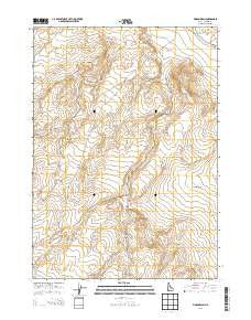 Vinson Wash Idaho Current topographic map, 1:24000 scale, 7.5 X 7.5 Minute, Year 2013