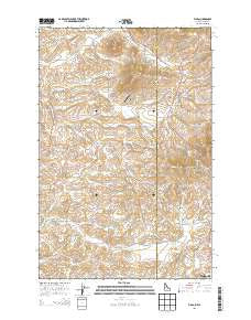 Viola Idaho Current topographic map, 1:24000 scale, 7.5 X 7.5 Minute, Year 2013