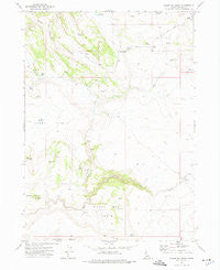 Wagon Box Basin Idaho Historical topographic map, 1:24000 scale, 7.5 X 7.5 Minute, Year 1973