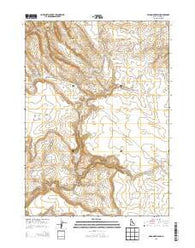 Wagon Box Basin Idaho Current topographic map, 1:24000 scale, 7.5 X 7.5 Minute, Year 2013