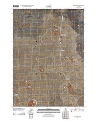 Wagon Butte Idaho Historical topographic map, 1:24000 scale, 7.5 X 7.5 Minute, Year 2010