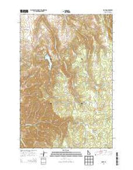 Waha Idaho Current topographic map, 1:24000 scale, 7.5 X 7.5 Minute, Year 2013