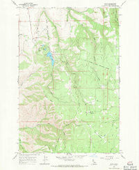 Waha Idaho Historical topographic map, 1:24000 scale, 7.5 X 7.5 Minute, Year 1968