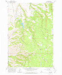 Waha Idaho Historical topographic map, 1:24000 scale, 7.5 X 7.5 Minute, Year 1968