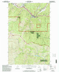 Wallace Idaho Historical topographic map, 1:24000 scale, 7.5 X 7.5 Minute, Year 1995