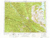 Wallace Idaho Historical topographic map, 1:250000 scale, 1 X 2 Degree, Year 1956