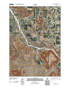 Walters Butte Idaho Historical topographic map, 1:24000 scale, 7.5 X 7.5 Minute, Year 2010