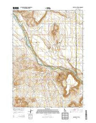 Walters Butte Idaho Current topographic map, 1:24000 scale, 7.5 X 7.5 Minute, Year 2013