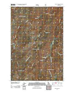Wapiti Creek Idaho Historical topographic map, 1:24000 scale, 7.5 X 7.5 Minute, Year 2011