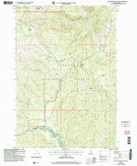 War Eagle Mountain Idaho Historical topographic map, 1:24000 scale, 7.5 X 7.5 Minute, Year 2004