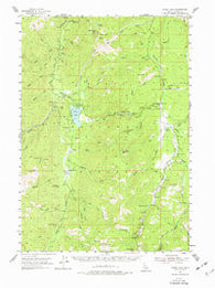 Warm Lake Idaho Historical topographic map, 1:62500 scale, 15 X 15 Minute, Year 1954