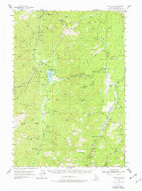 Warm Lake Idaho Historical topographic map, 1:62500 scale, 15 X 15 Minute, Year 1954