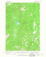 Warm Lake Idaho Historical topographic map, 1:62500 scale, 15 X 15 Minute, Year 1954