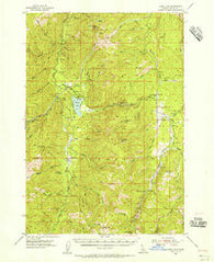 Warm Lake Idaho Historical topographic map, 1:62500 scale, 15 X 15 Minute, Year 1954