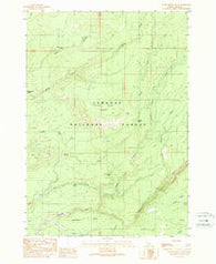 Warm River Butte Idaho Historical topographic map, 1:24000 scale, 7.5 X 7.5 Minute, Year 1989