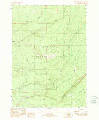 Warm River Butte Idaho Historical topographic map, 1:24000 scale, 7.5 X 7.5 Minute, Year 1989