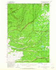 Warm River Butte Idaho Historical topographic map, 1:62500 scale, 15 X 15 Minute, Year 1957