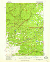 Warm River Butte Idaho Historical topographic map, 1:62500 scale, 15 X 15 Minute, Year 1957