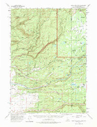 Warm River Butte Idaho Historical topographic map, 1:62500 scale, 15 X 15 Minute, Year 1957