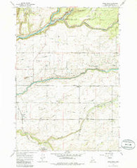 Warm River Idaho Historical topographic map, 1:24000 scale, 7.5 X 7.5 Minute, Year 1965