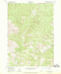 Warm Springs Point Idaho Historical topographic map, 1:24000 scale, 7.5 X 7.5 Minute, Year 1957