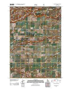 Warm River Idaho Historical topographic map, 1:24000 scale, 7.5 X 7.5 Minute, Year 2011