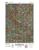Warm River Butte Idaho Historical topographic map, 1:24000 scale, 7.5 X 7.5 Minute, Year 2011