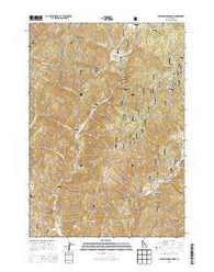 Warm Springs Point Idaho Current topographic map, 1:24000 scale, 7.5 X 7.5 Minute, Year 2013