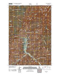 Warren Idaho Historical topographic map, 1:24000 scale, 7.5 X 7.5 Minute, Year 2011