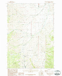 Warren Mountain Idaho Historical topographic map, 1:24000 scale, 7.5 X 7.5 Minute, Year 1987