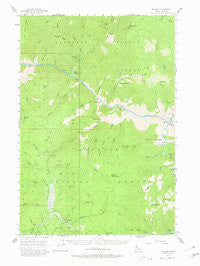 Warren Idaho Historical topographic map, 1:62500 scale, 15 X 15 Minute, Year 1956