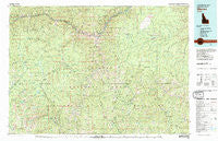 Warren Idaho Historical topographic map, 1:100000 scale, 30 X 60 Minute, Year 1981