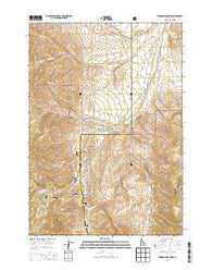 Warren Mountain Idaho Current topographic map, 1:24000 scale, 7.5 X 7.5 Minute, Year 2013