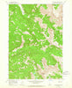Washington Peak Idaho Historical topographic map, 1:24000 scale, 7.5 X 7.5 Minute, Year 1964