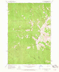 Watchtower Peak Idaho Historical topographic map, 1:24000 scale, 7.5 X 7.5 Minute, Year 1966